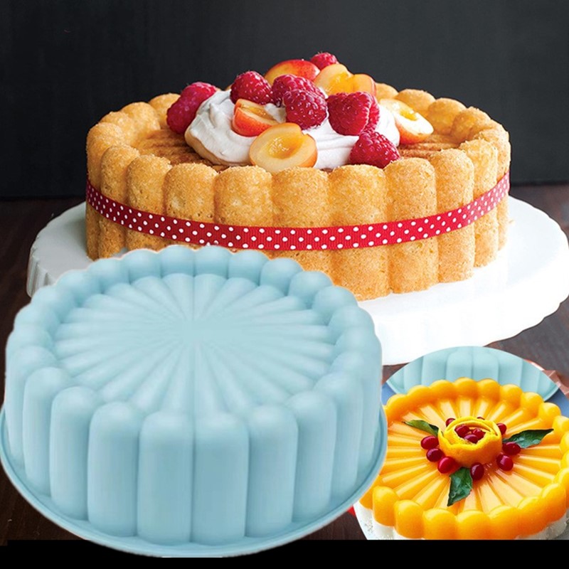 Rotary Bakery Oven - Silikon Charlotte Kuchenform Antihaft-Backform, Käsekuchen Schokolade