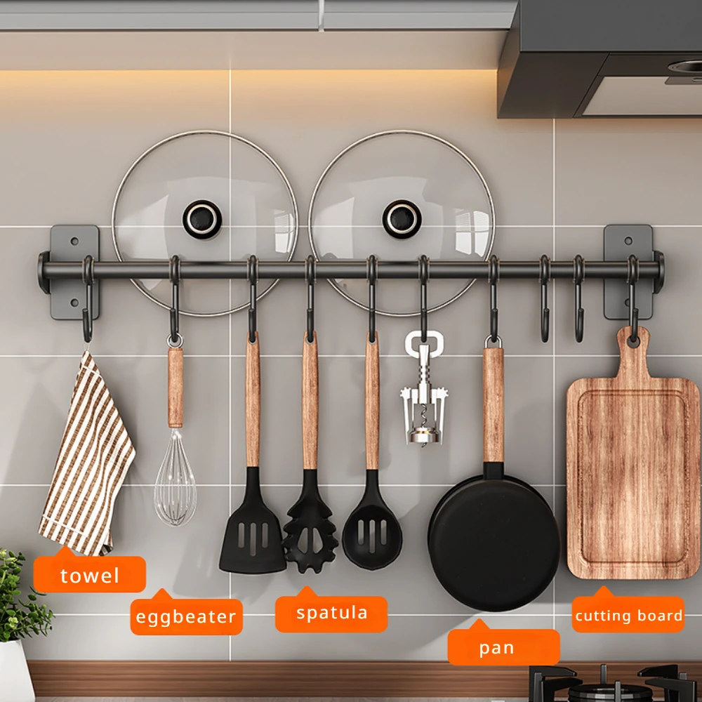 Commercial Kitchen Shelving - Kein Schlag Küche Haken Rack Edelstahl