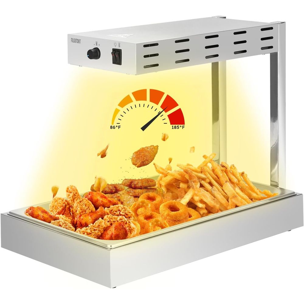 Commercial Kitchen Cabinet - Pommes-Frites-Wärmer, kommerzieller Wärmelampe, Lebensmittelwärmer, thermostabile Lebensmittelheizlampe