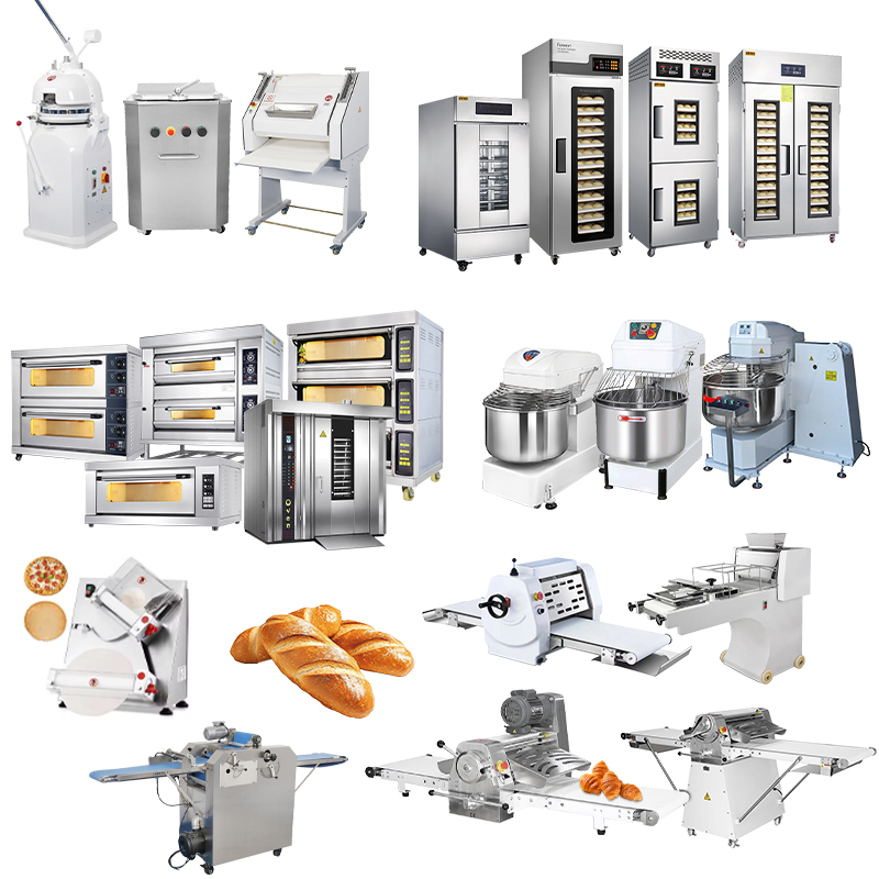 Rotary Bakery Oven - Maßgeschneiderte Industrielle Brotproduktionslinie Kleine Komplette Bäckereimaschine