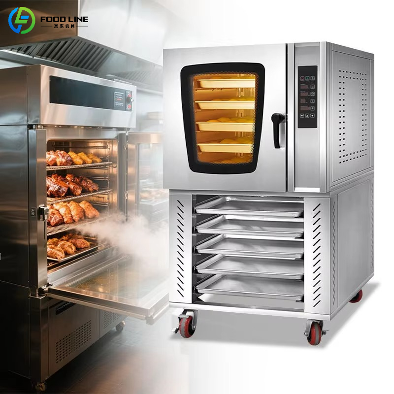 Rotary Bakery Oven - Maßgefertigter Gewerblicher Elektroofen Konvektionsbackofen Edelstahl Pizza