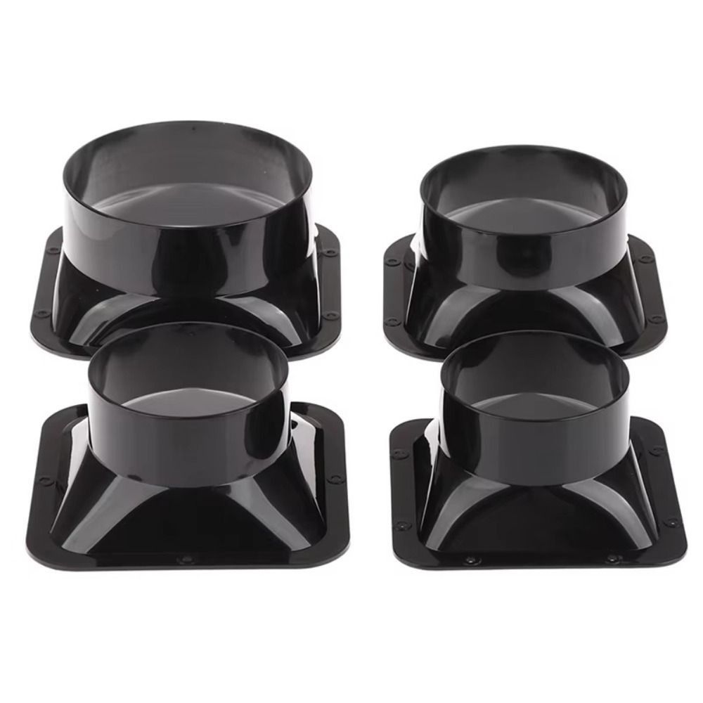 Commercial Kitchen Vent Hood - Langer Flansch-Rohrverbinder für Lüfter, Lüftungsadapter für