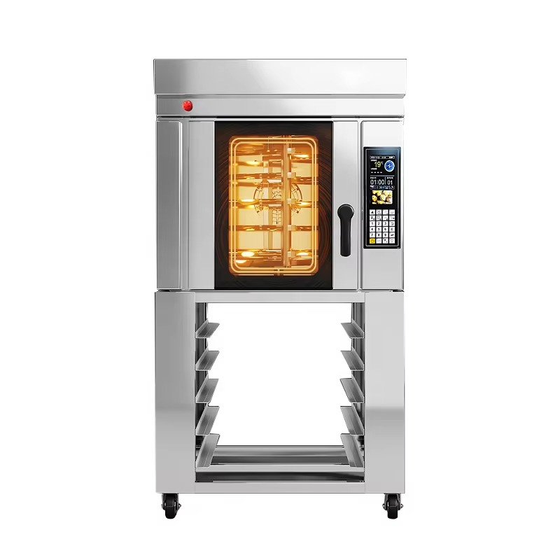Rotary Bakery Oven - Maßgefertigter Neuer 5-Schichtiger Edelstahl Elektrischer Rotations-Etagenofen