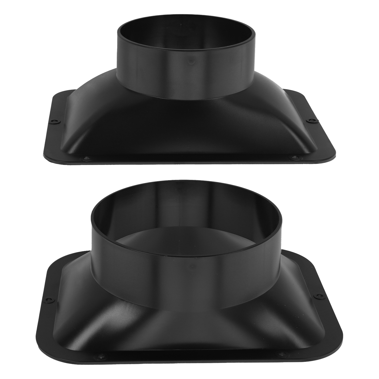 Commercial Kitchen Vent Hood - 100/150mm Wandflansch-Lüftungsanschluss, langer Kanalventilator-Schlauchadapter, Luftventilationsadapter für