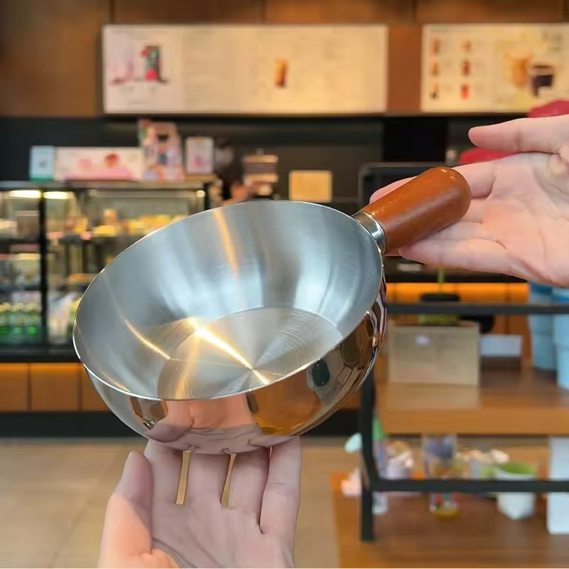 Edelstahl-Topf mit Walnussholz – Commercial Kitchen Pots And Pans Bewertung und Preis