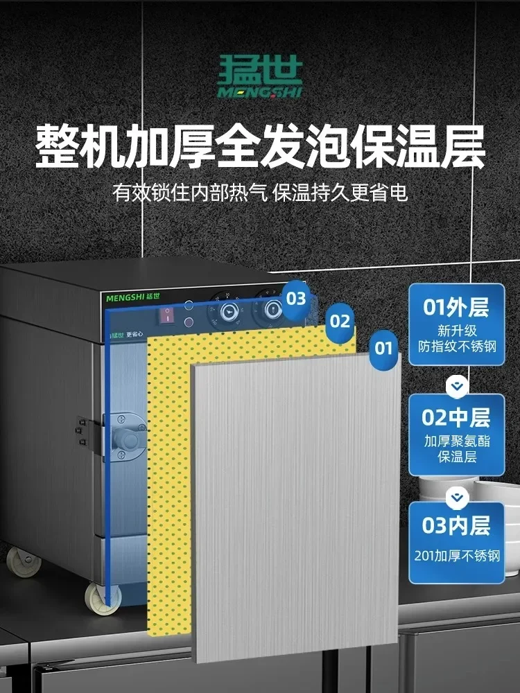 220 V elektrischer Dampfgarer  – Commercial Kitchen Cabinet Bewertung und Preis