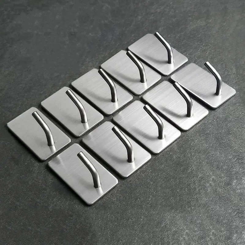 1-10Pcs Selbst Klebe Haken Ede – Commercial Kitchen Shelving Bewertung und Preis