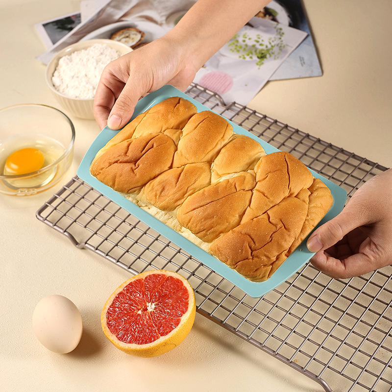 Rechteckige Silikon kuchen for – Rotary Bakery Oven Bewertung und Preis