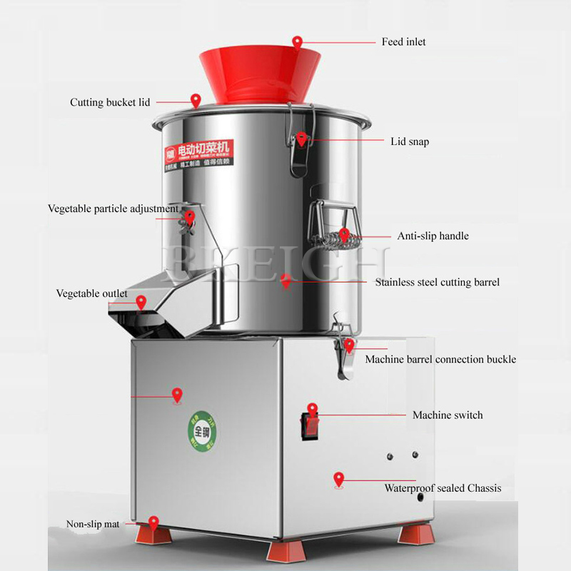 Elektrischer Gemüseschneider,  – Commercial Kitchen Use Bewertung und Preis