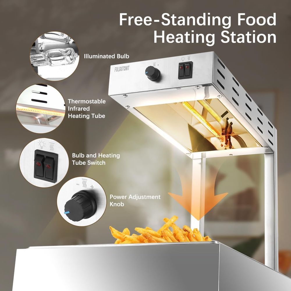 Pommes-Frites-Wärmer, kommerzi – Commercial Kitchen Cabinet Bewertung und Preis